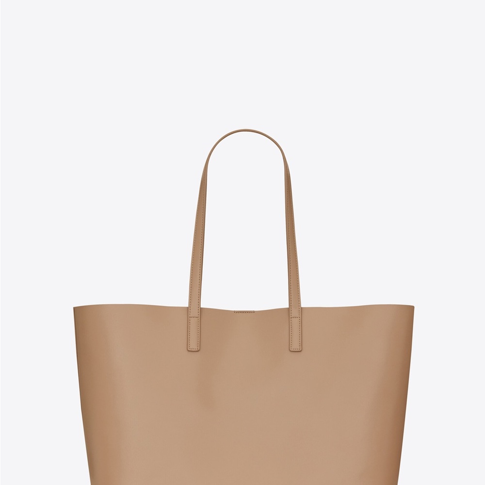 YSL Dark Toffee SHOPPING SAINT LAURENT E/W IN SUPPLE LEATHER - Picture 5 of 7